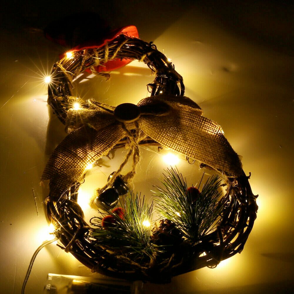 Sparkling Snowman Illuminated Garland for the Festive Season