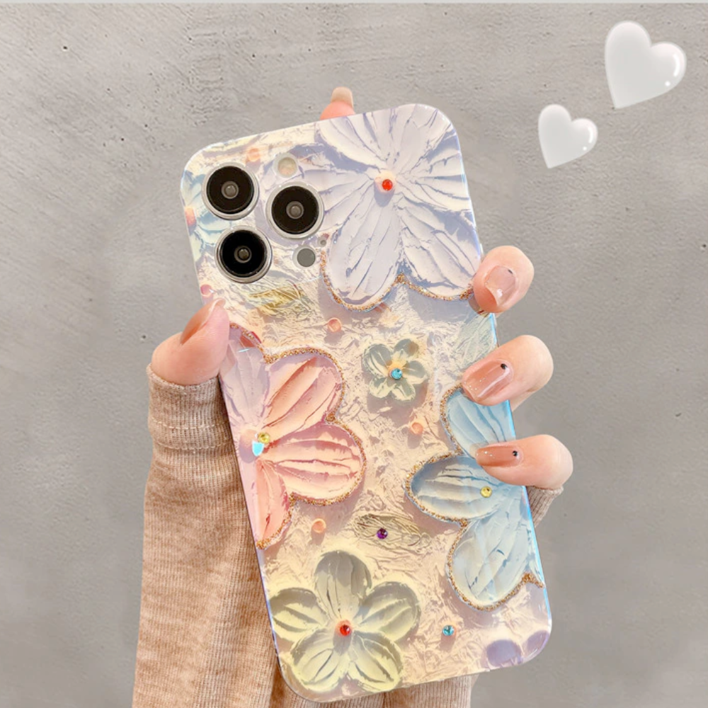 Blossom Design Case for iPhone with Nature Inspired Print