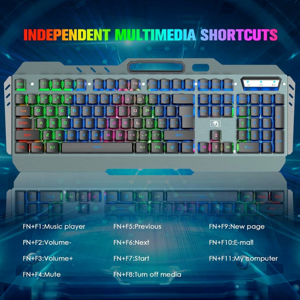 Professional Metal Gaming Keyboard and Mouse Set with Wireless Connectivity - Ninja Dragon Edition