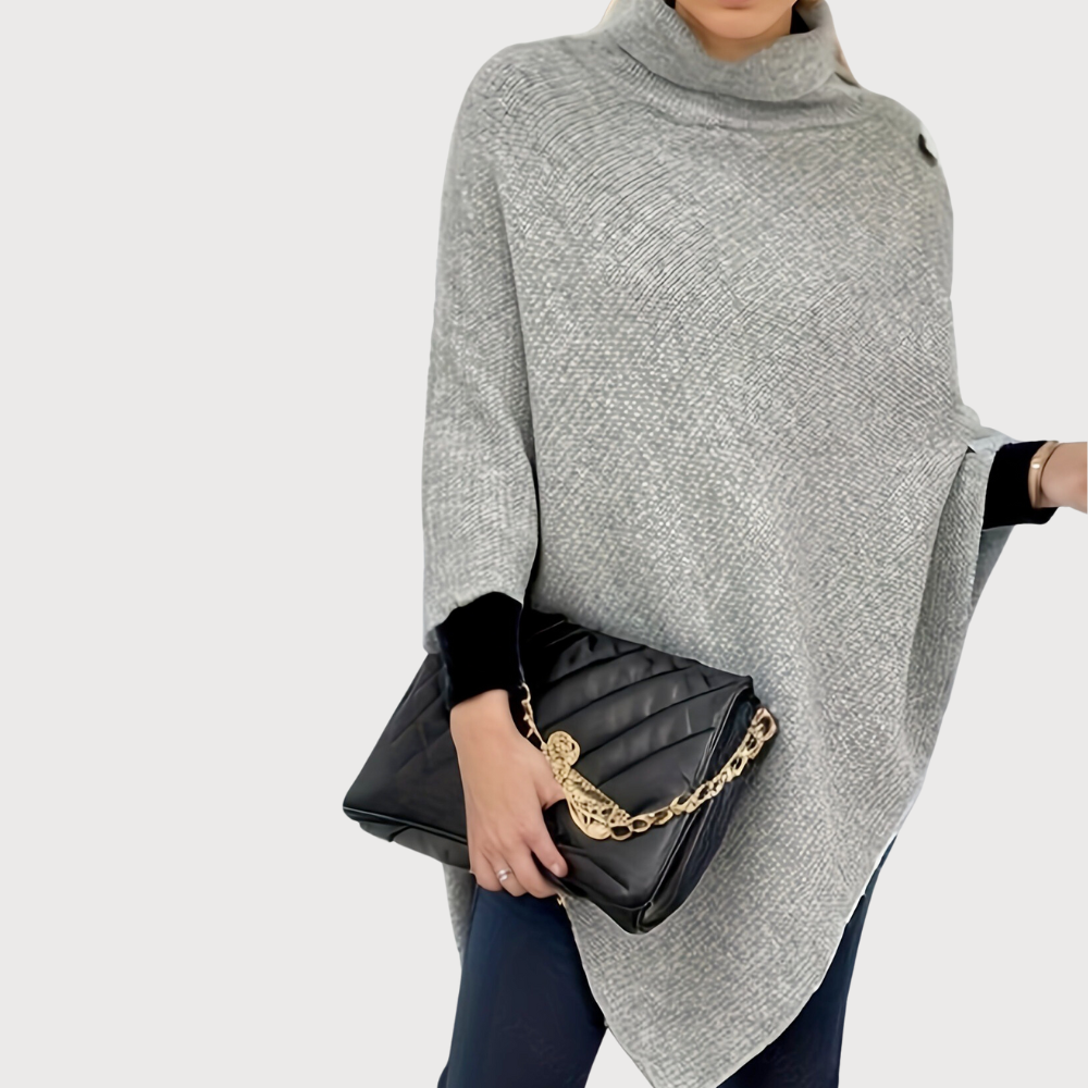 Comfortable Women's Poncho Sweater
