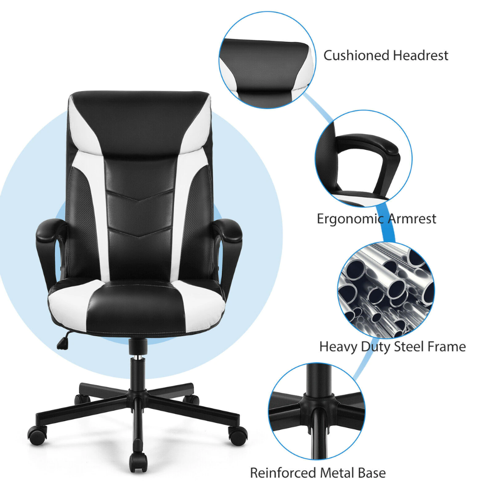 Gaming Racer Inspired Office Computer Chair