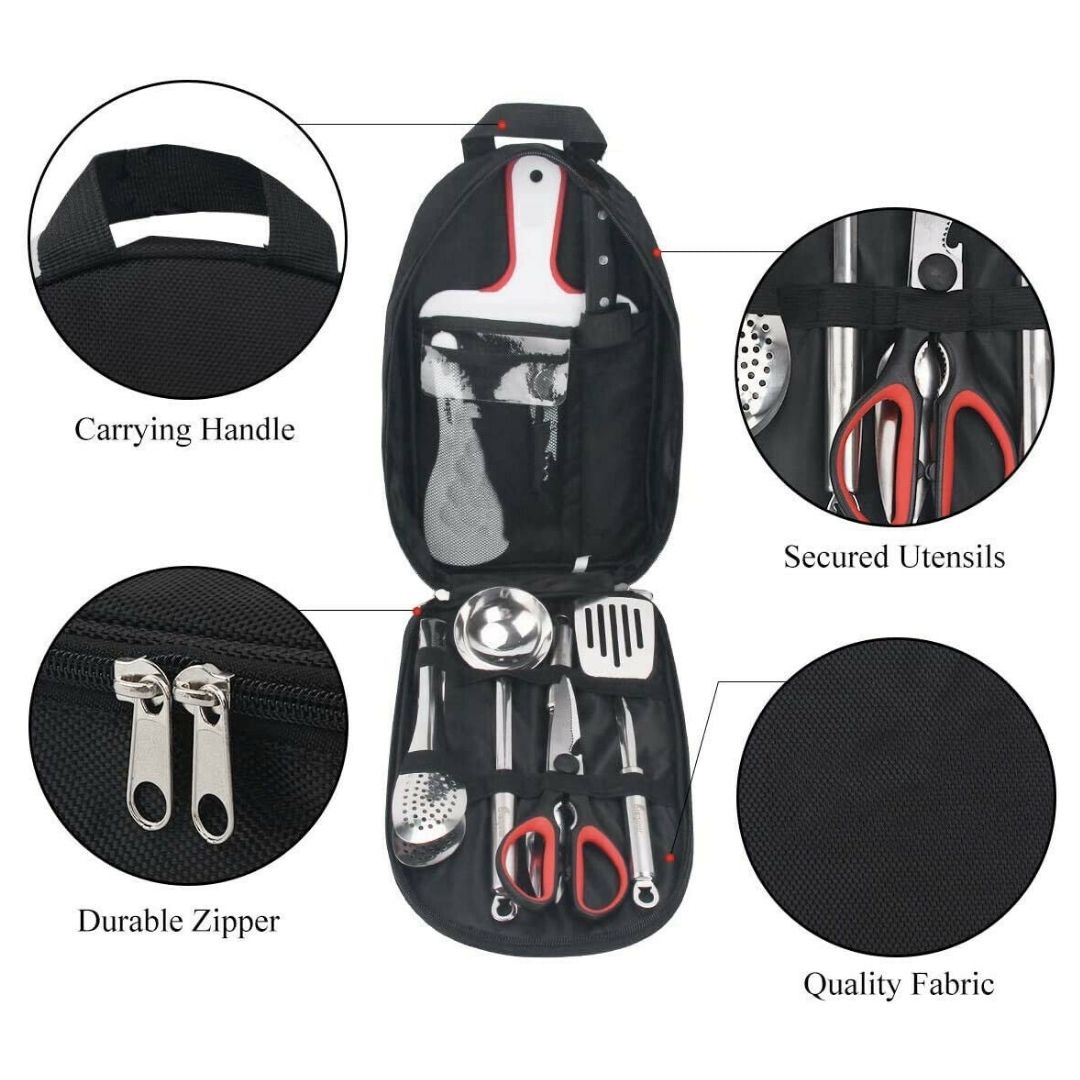 Portable Outdoor BBQ, Camping, and Hiking Multi-Functional Set for Various Uses