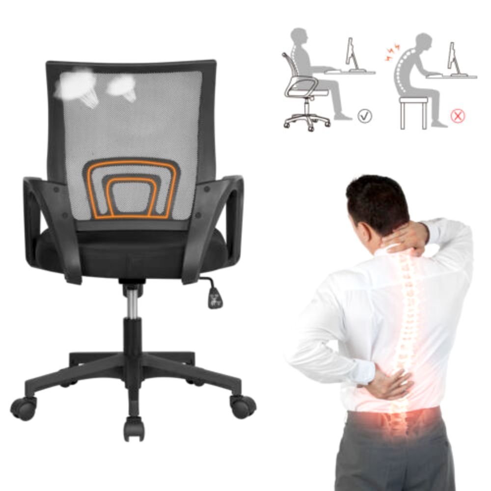 Office Mesh Chair with Lumbar Support