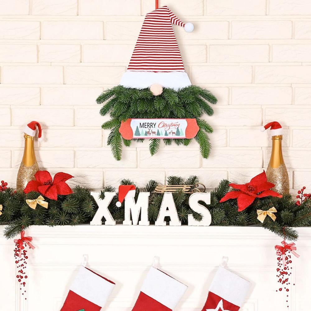 Holiday Gnome Wreath Decoration