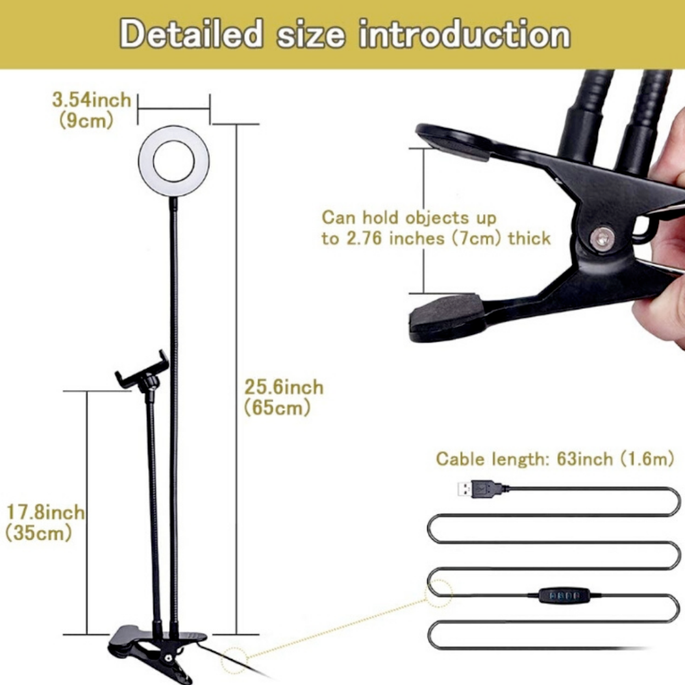 Adjustable Stand LED Ring Light