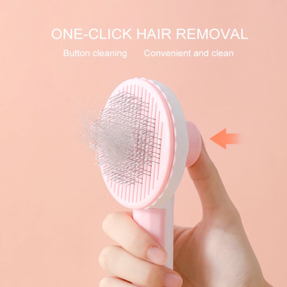 Fur Detangling and Relaxing Massage Brush for Pets