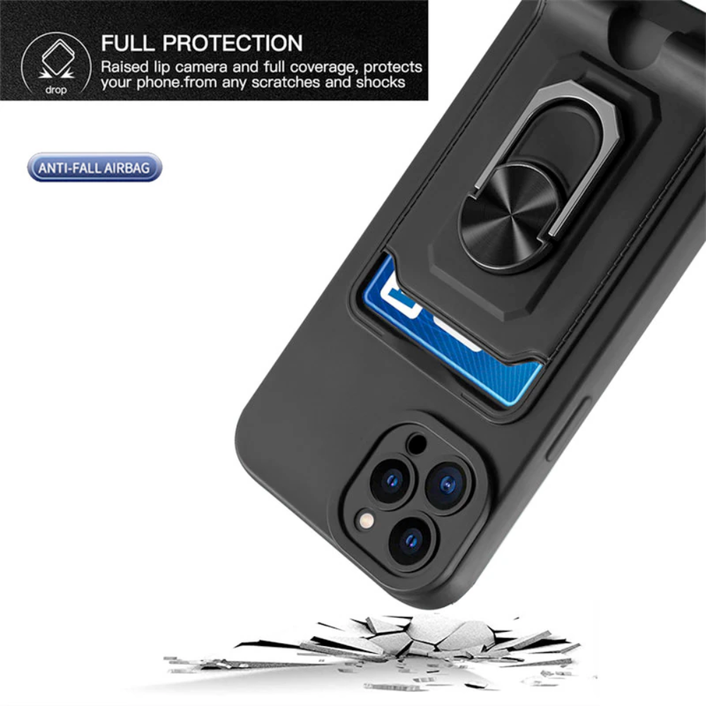 Cellphone Shoulder Bag with Card Holder and Detachable Strap