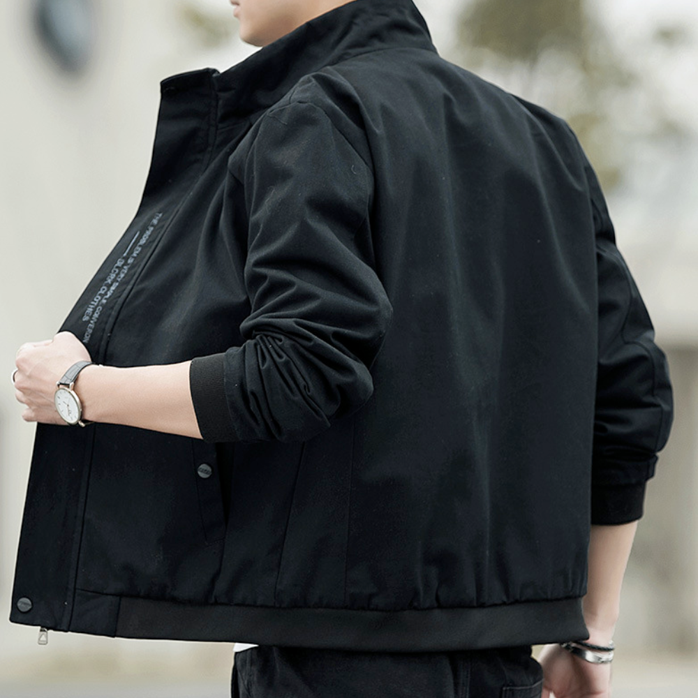 Short High Collar Men's Jacket