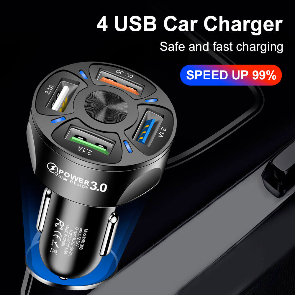 Fast Car USB Charger with Multiple Functions for Rapid Charging
