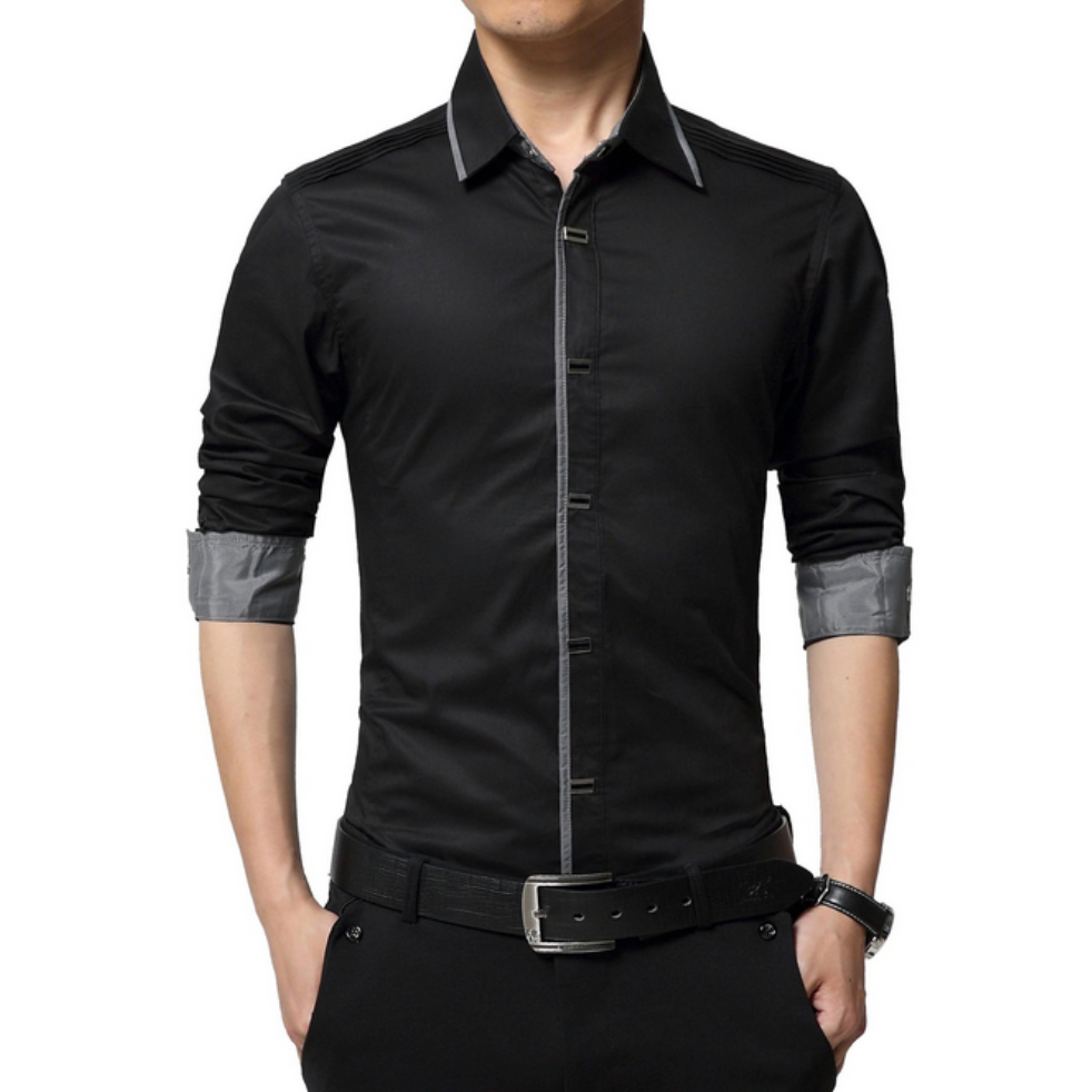 Standard Men's Shirt with Snap Buttons