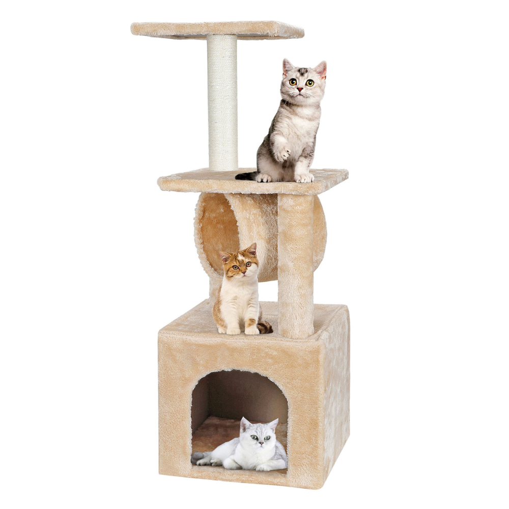 Scratching Post: A Tower for Cats to Climb and Lounge In