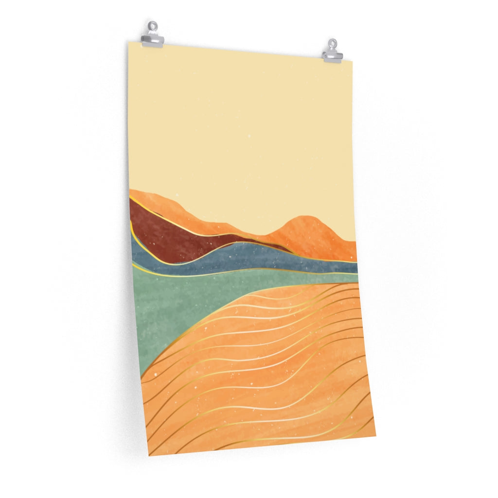 Premium Matte Vertical Posters of Tuscany's Scenery