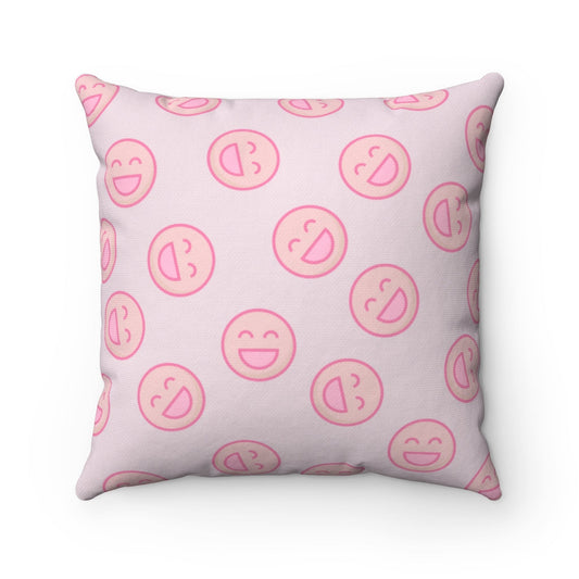Smiling Face Logo Pillow - Home Decorative Accessories in 4 Different Sizes