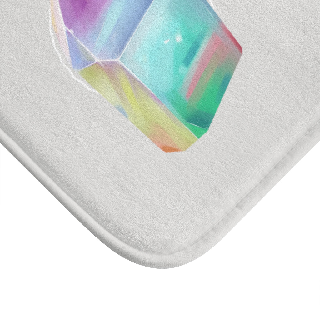 High Vibration Crystal Bath Mat