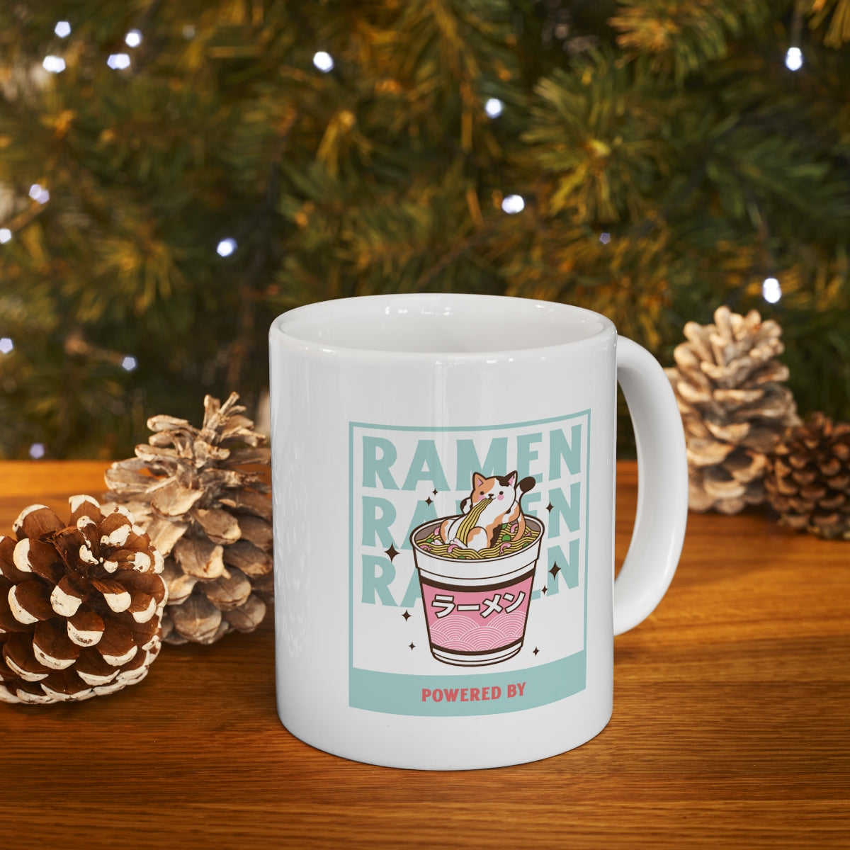 Powered by Ramen Unique Mug