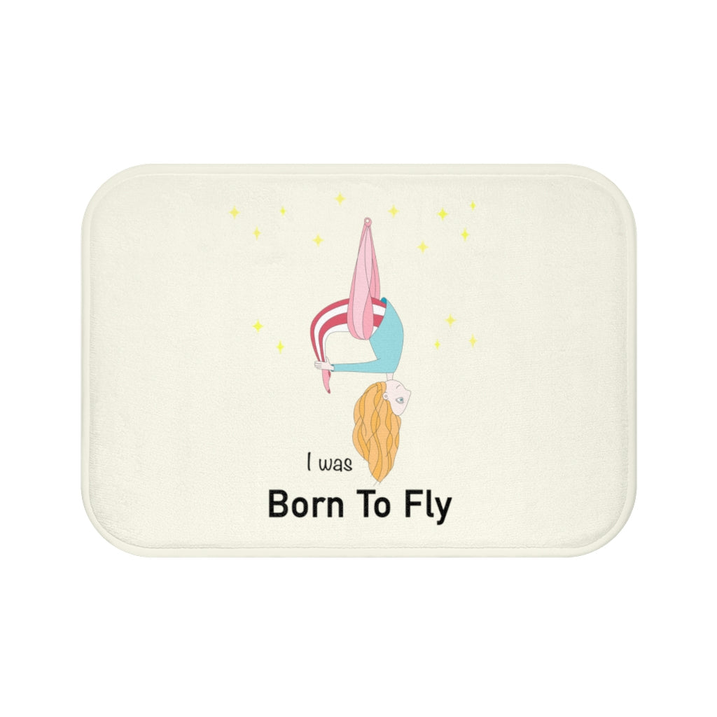 Born to Soar Bath Mat for Aerial Yoga Lovers