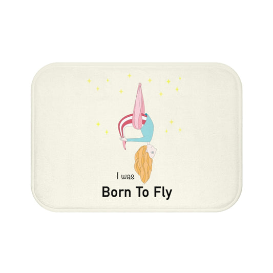 Born to Soar Bath Mat for Aerial Yoga Lovers