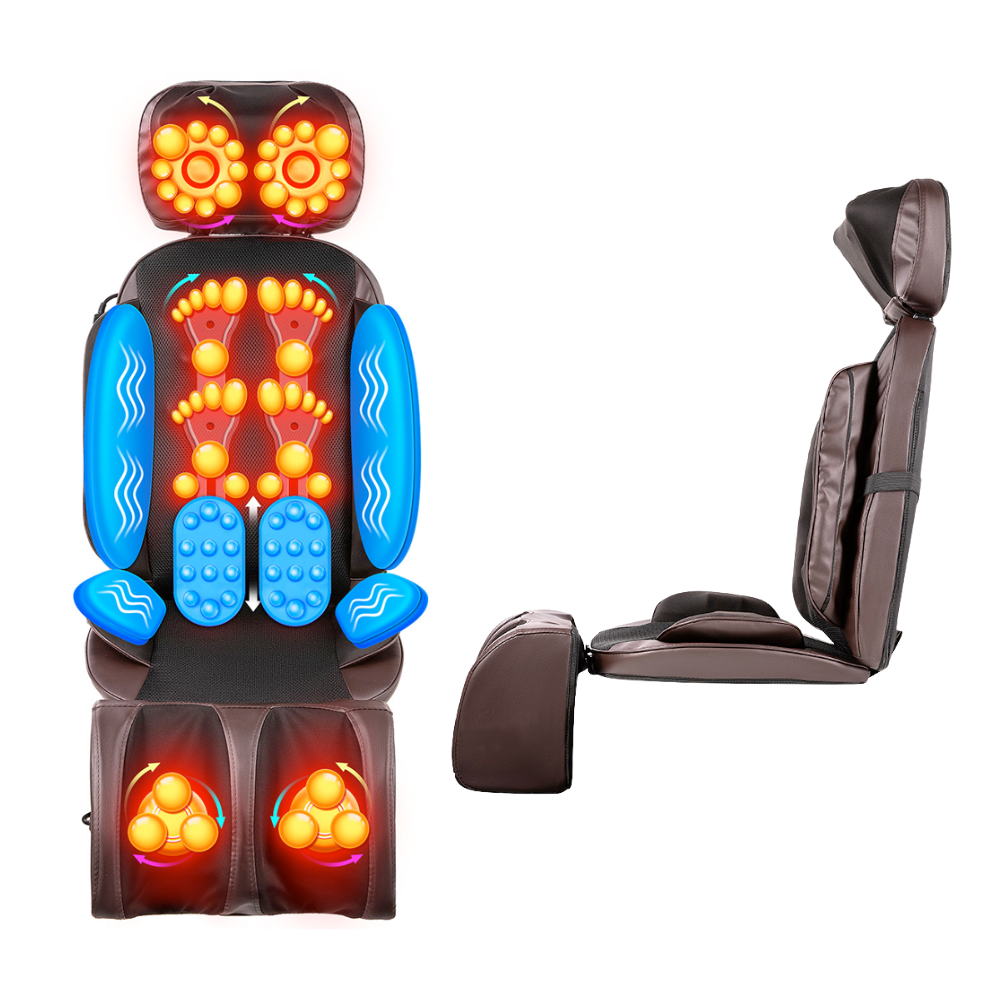 Deluxe Heated Seat Cushion with Additional Leg Massage Feature