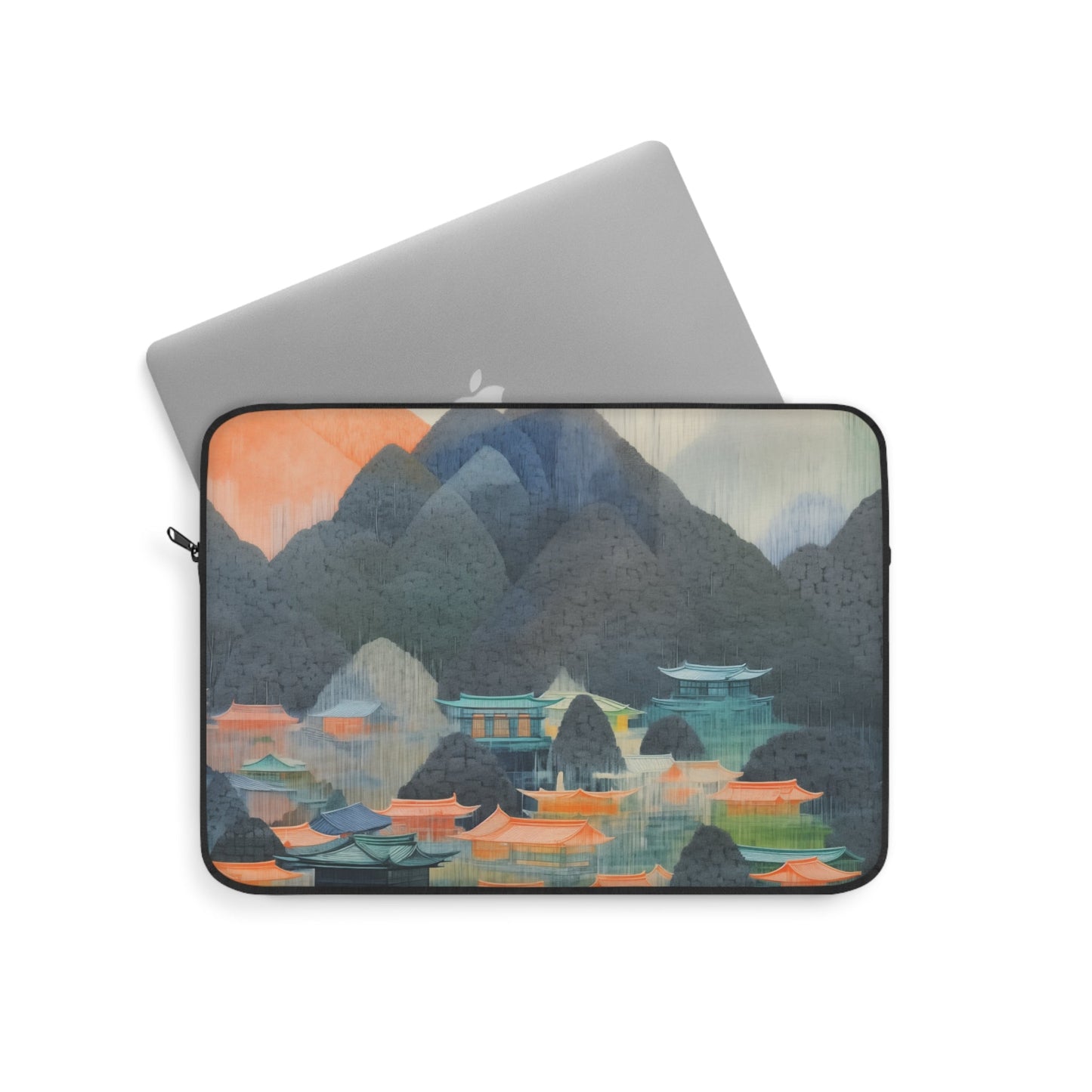 Artistic Japanese Countryside Laptop Sleeve