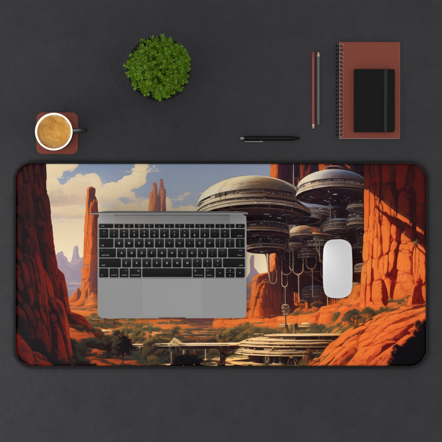 Large Gaming Mouse Pad: Arizona Extraterrestrial Spaceship
