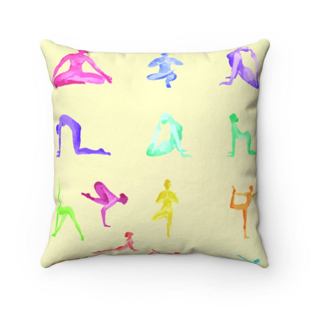 Yoga Haven Square Cushion - Available in 4 Dimensions