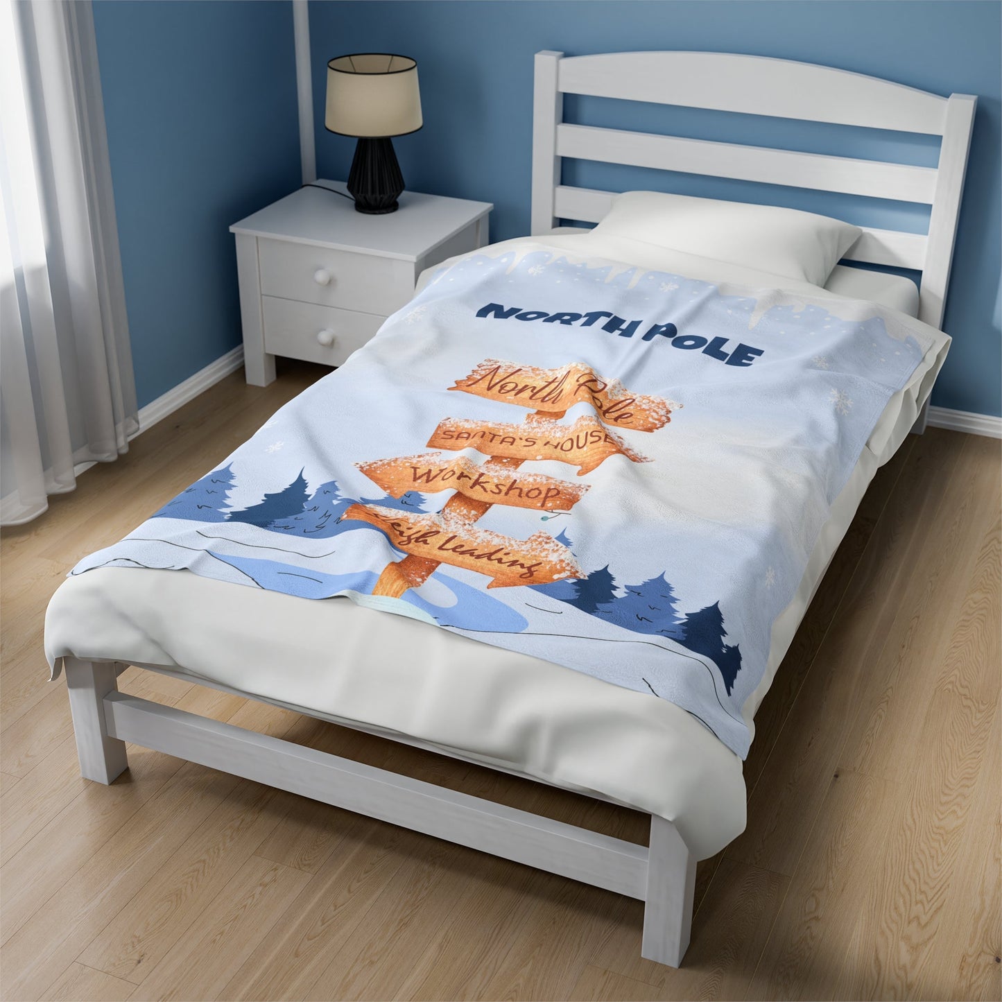 Arctic Exploration Theme Soft Throw Blanket