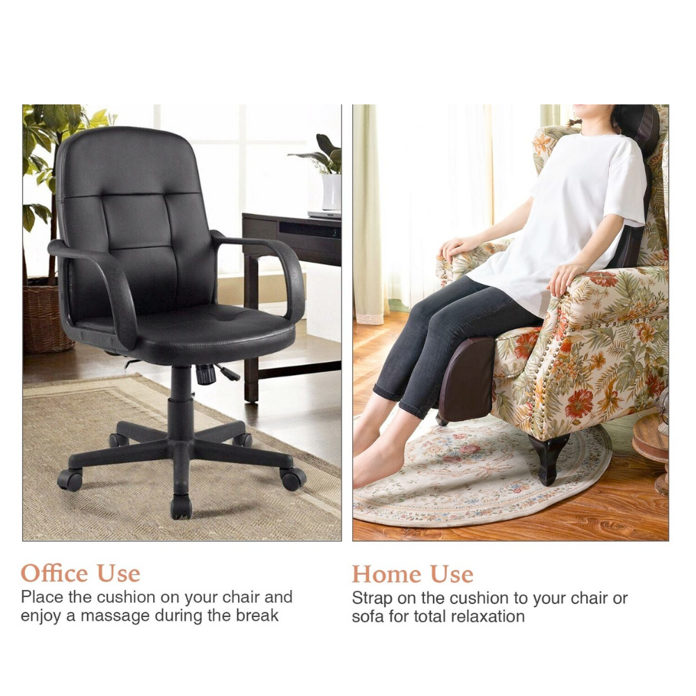 Heated Massage Seat - Portable and Convenient for On-the-Go Soothing