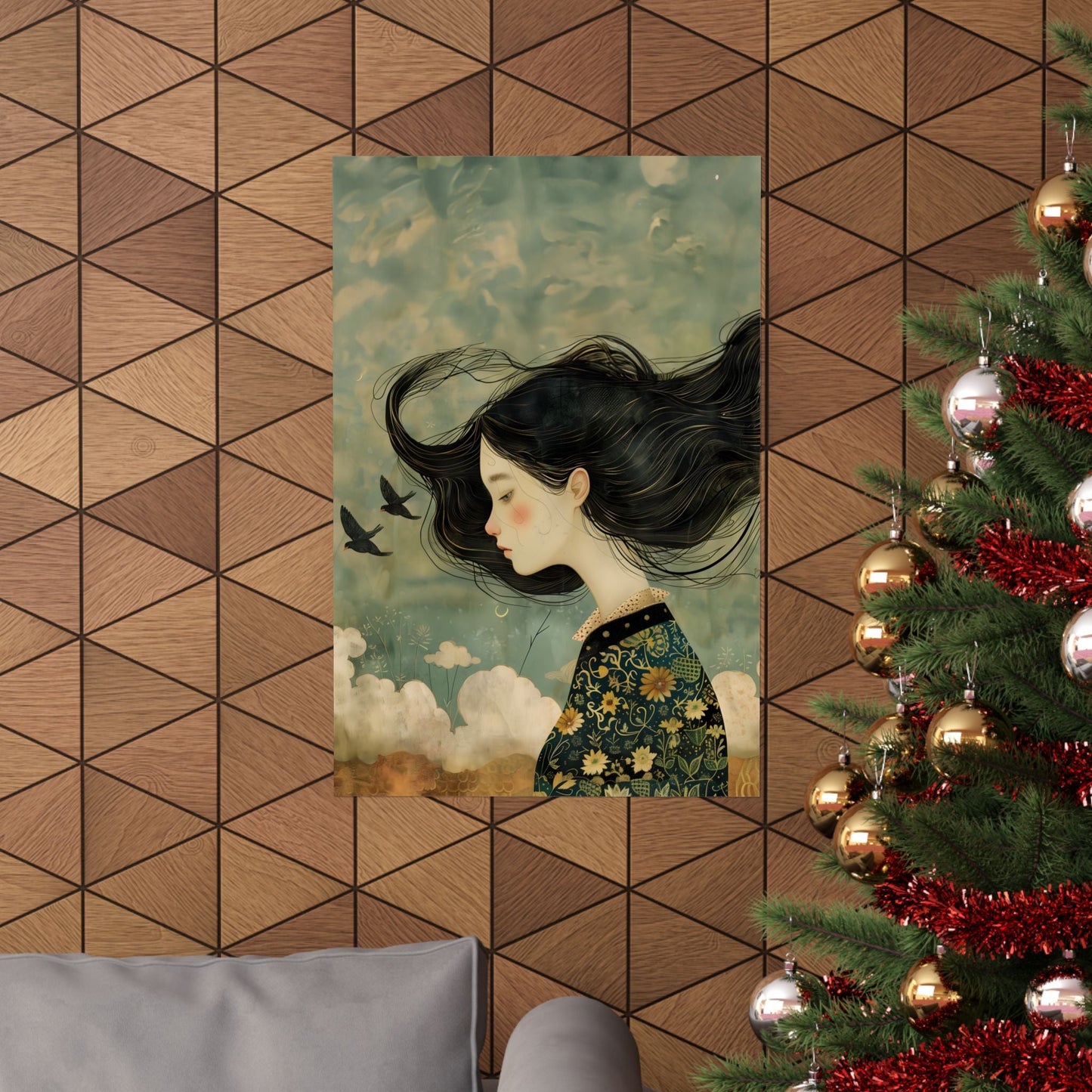 Girl Poster: Emotions in Tangle