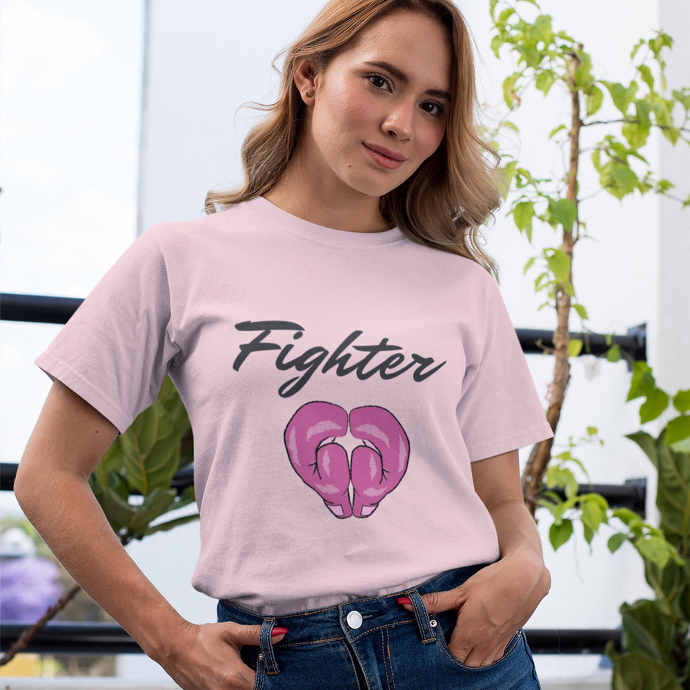 Pink Ribbon Awareness Fighter T-Shirt