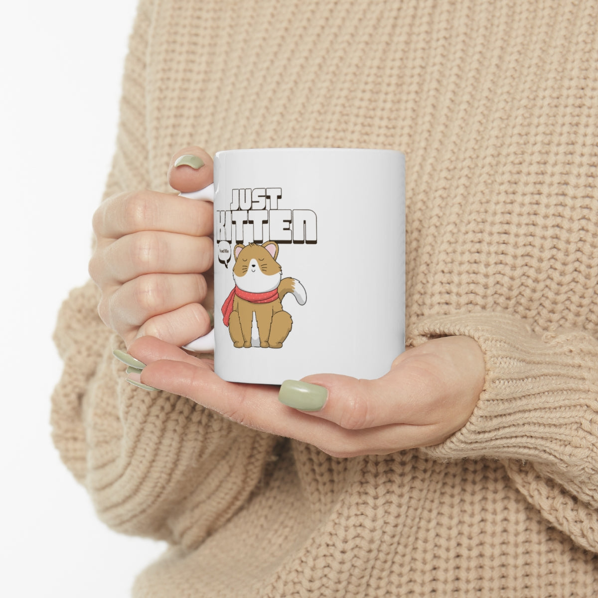 Cat Lover's Delight Novelty Kitten Mug