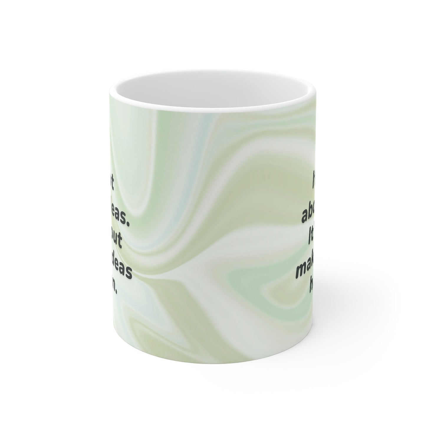 Idea Execution Coffee Tea Mug - Transforming Thoughts into Reality