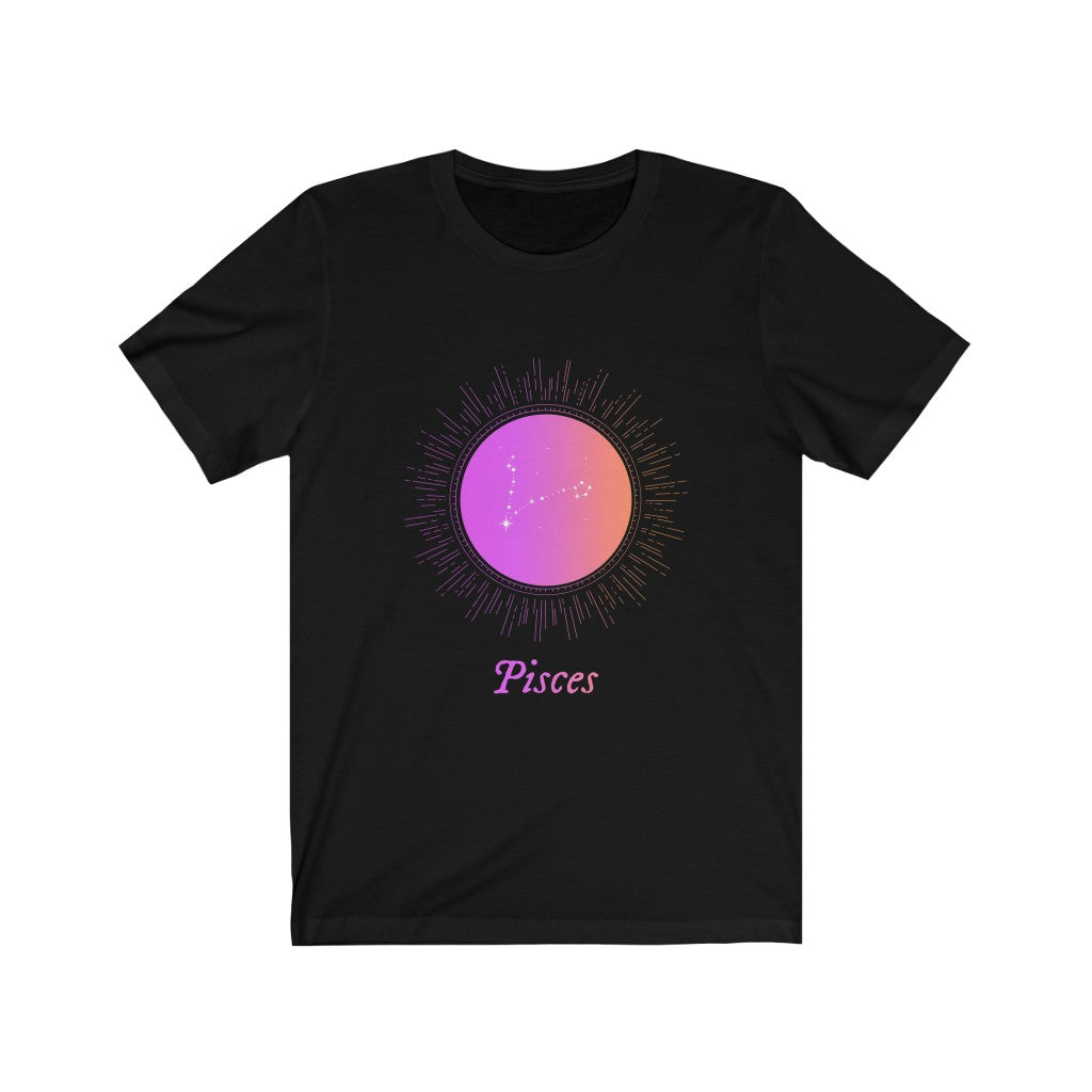 Gradient Pisces Women's Zodiac Tee