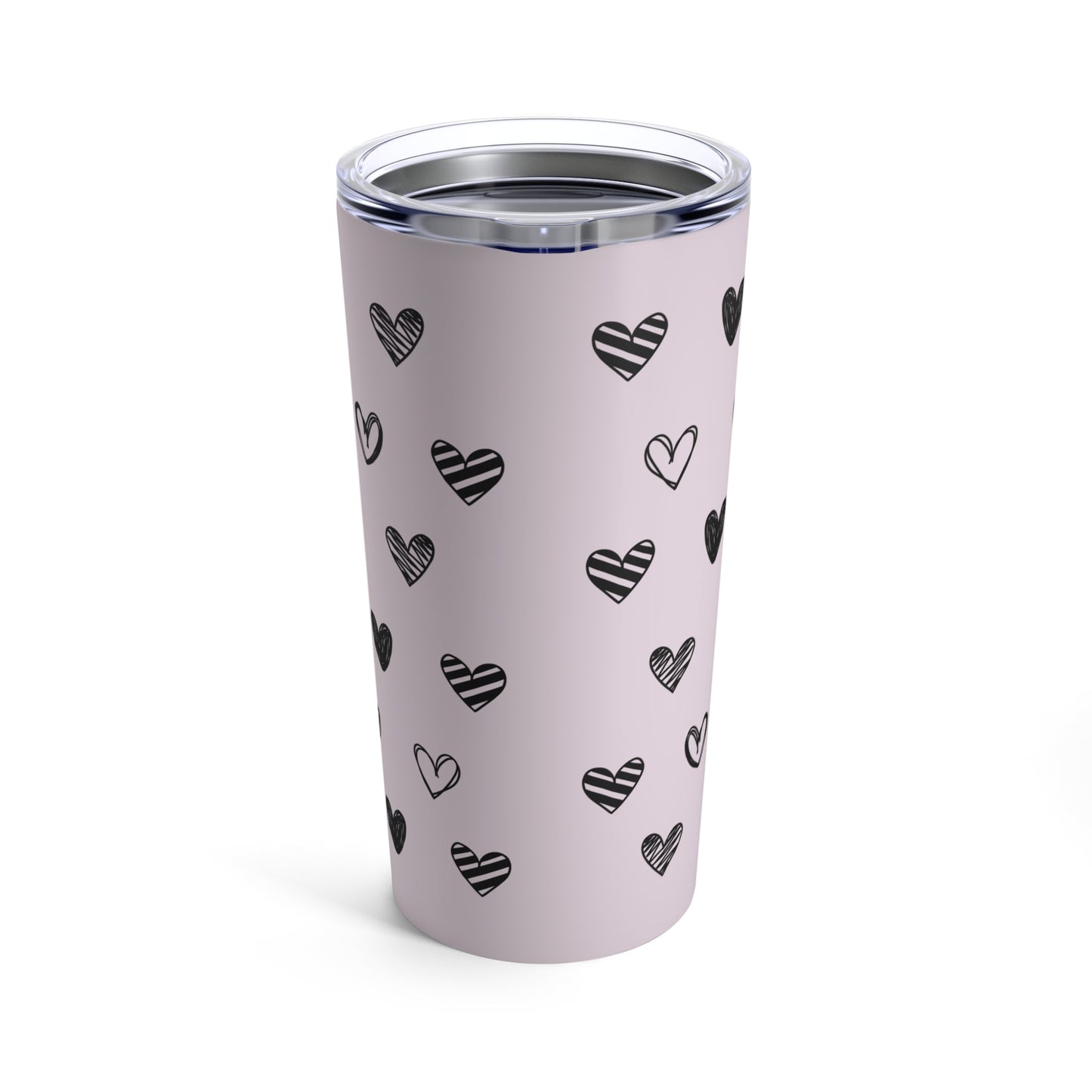Cat Lover's Heart Tumbler - 20oz