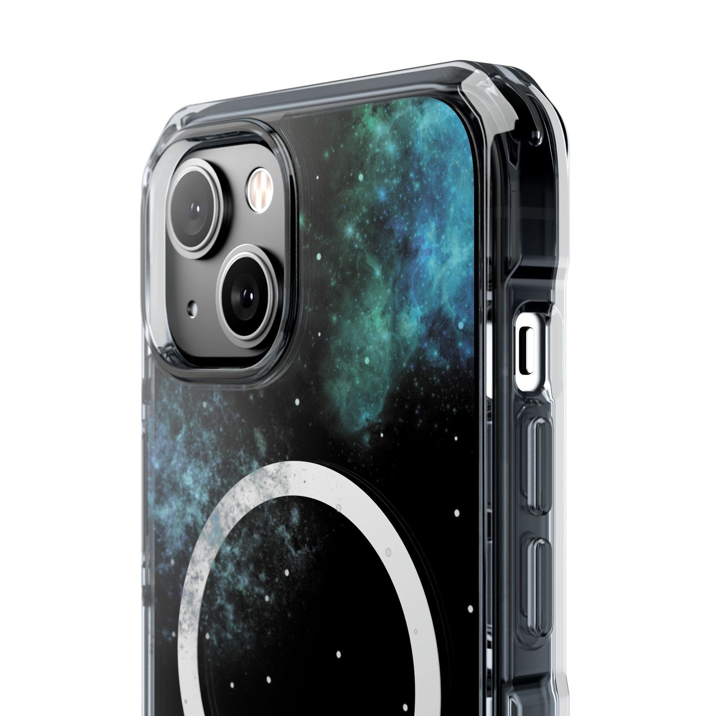 Spacey Siamese - Nebula Magnetic Clear Case for iPhone Models
