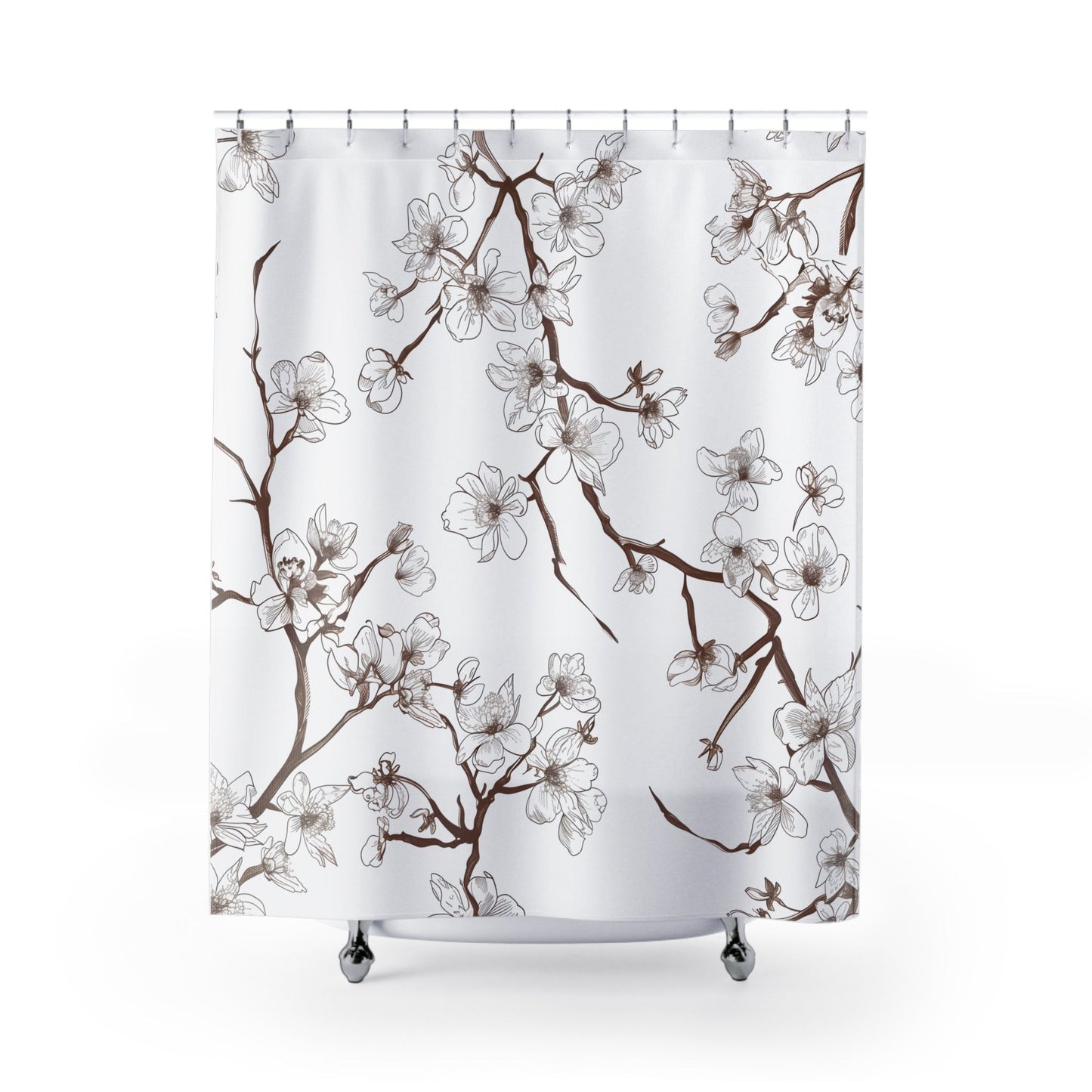 Cherry Blossom Shower Curtain: Embrace the Beauty of Nature in Your Bathroom
