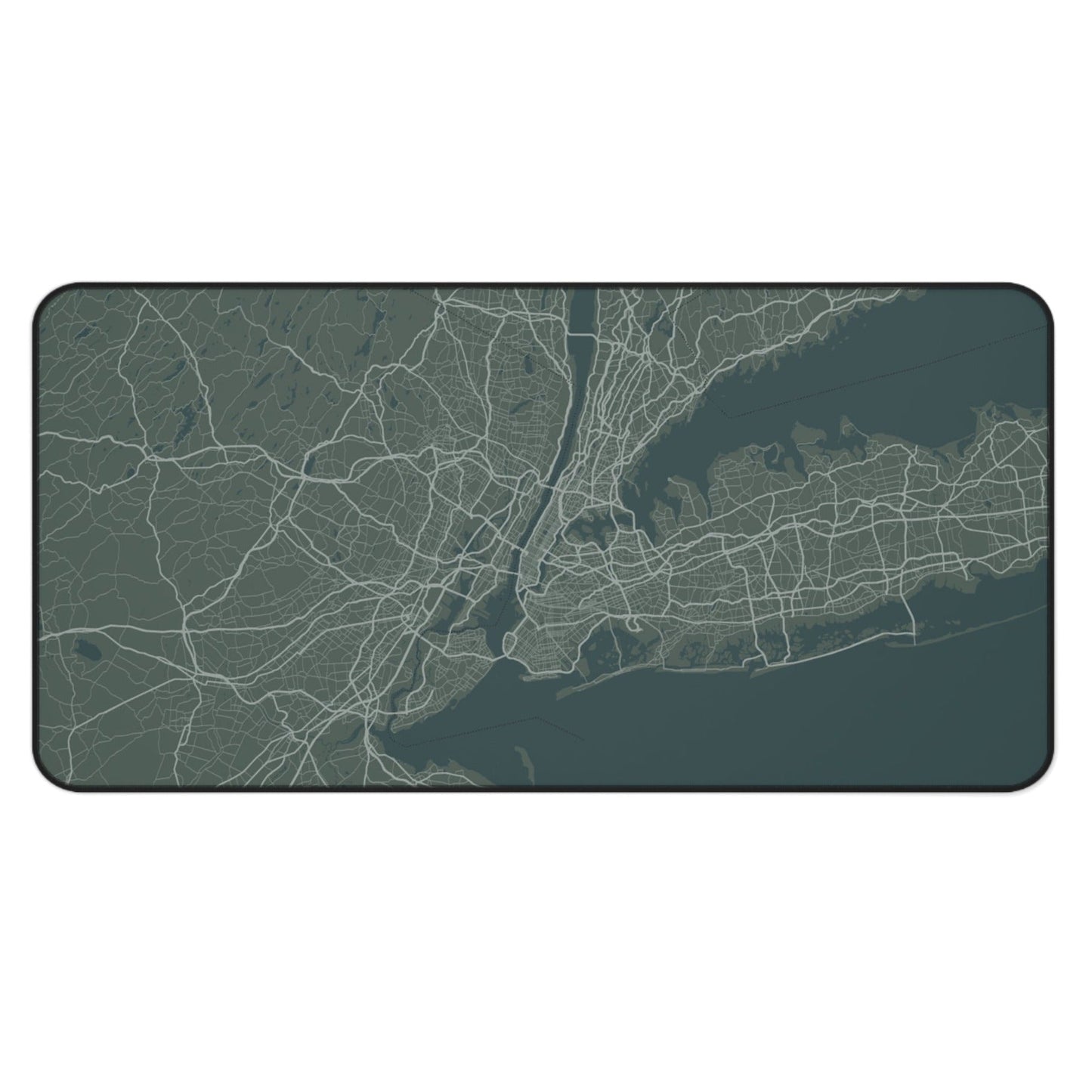Desk Pad featuring Map of New York City