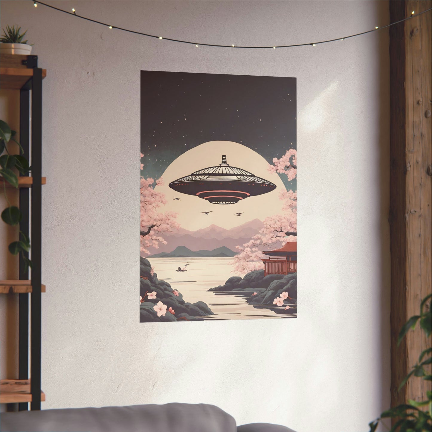Japanese Vintage UFO Art Print