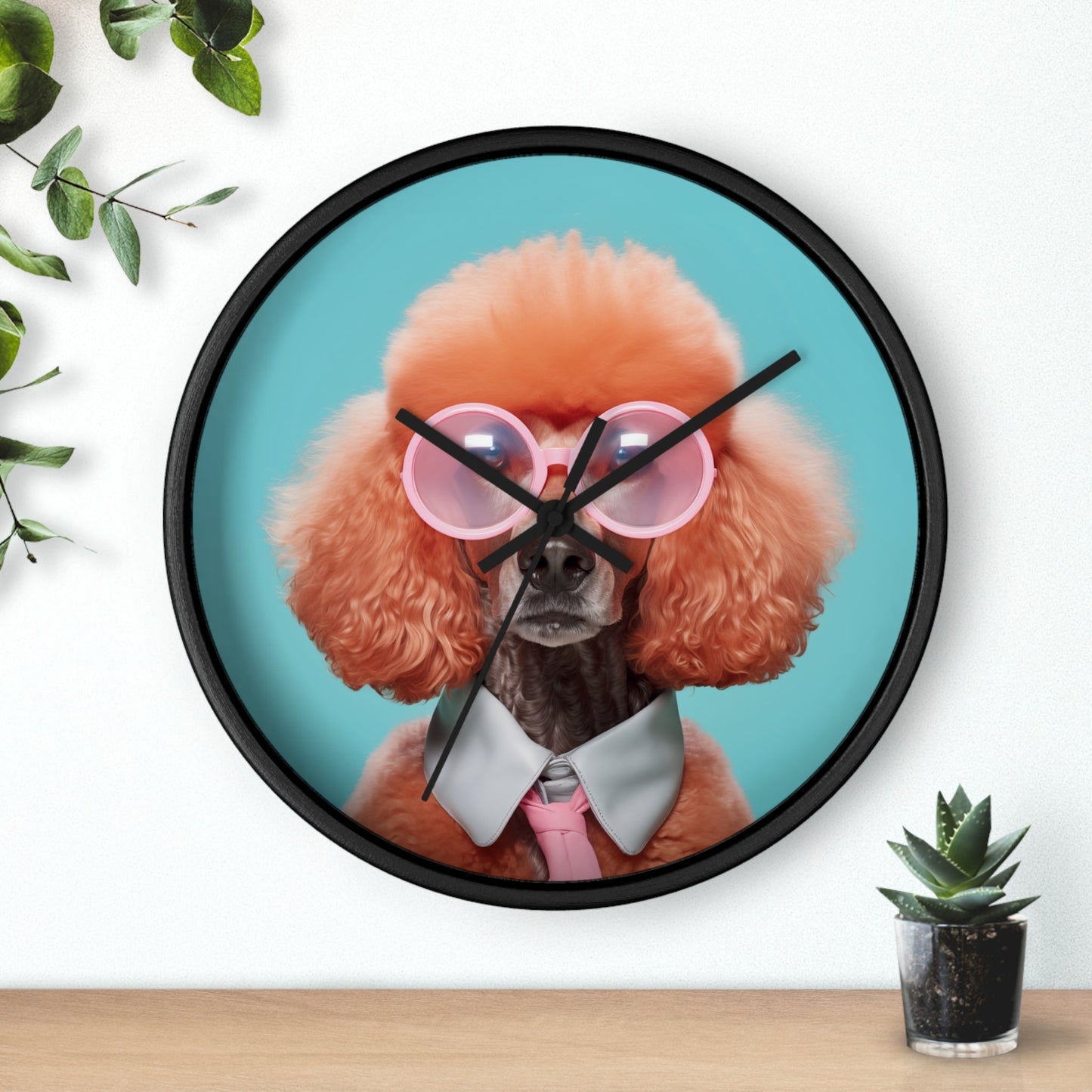 Cool Canine with Sunglasses Wall Timepiece
