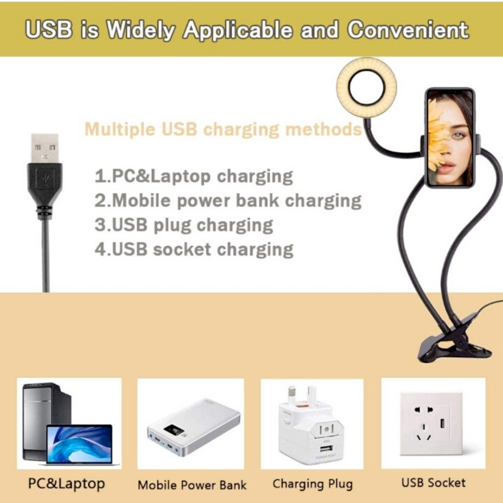 Adjustable Stand LED Ring Light