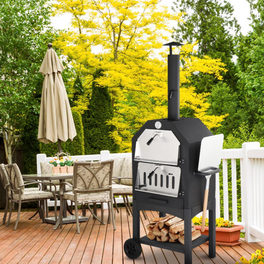 Outdoor Pizza Oven - Portable and Convenient for BBQ