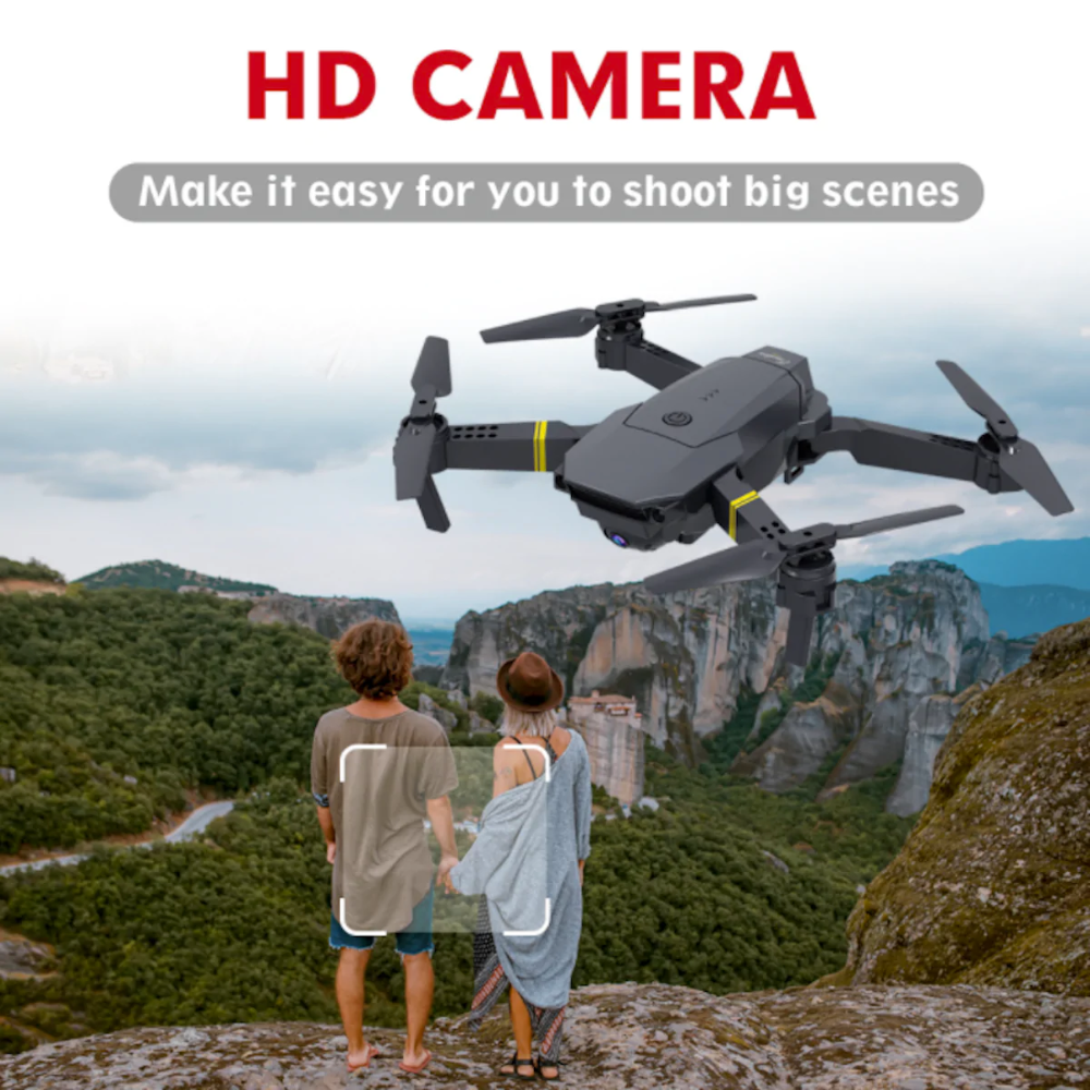 HD Wide-Angle Dual-Camera Drone Bundle: Alpha Z PRO + Flying Fox