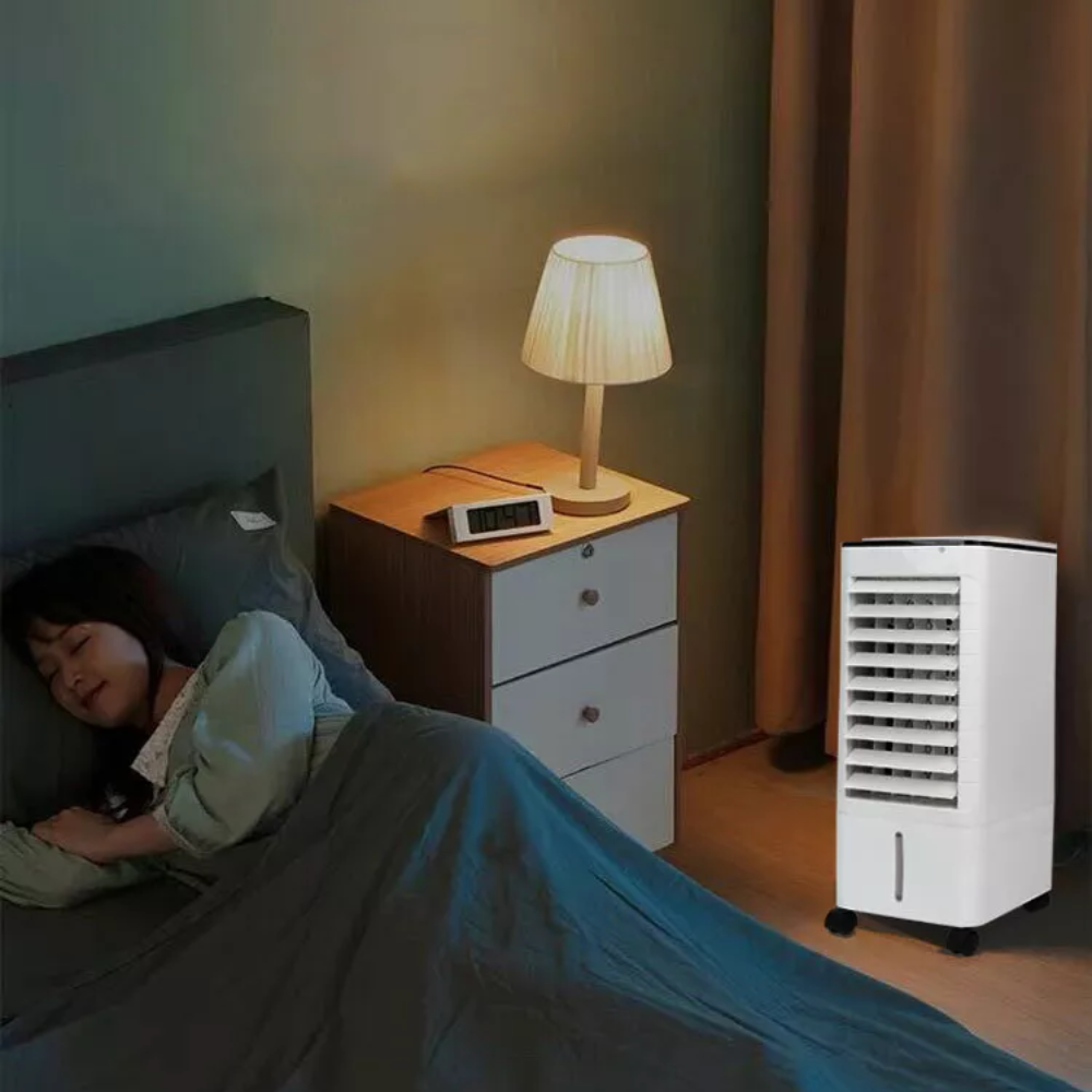 Portable Air Cooler with Humidifying Function for Efficient Cooling