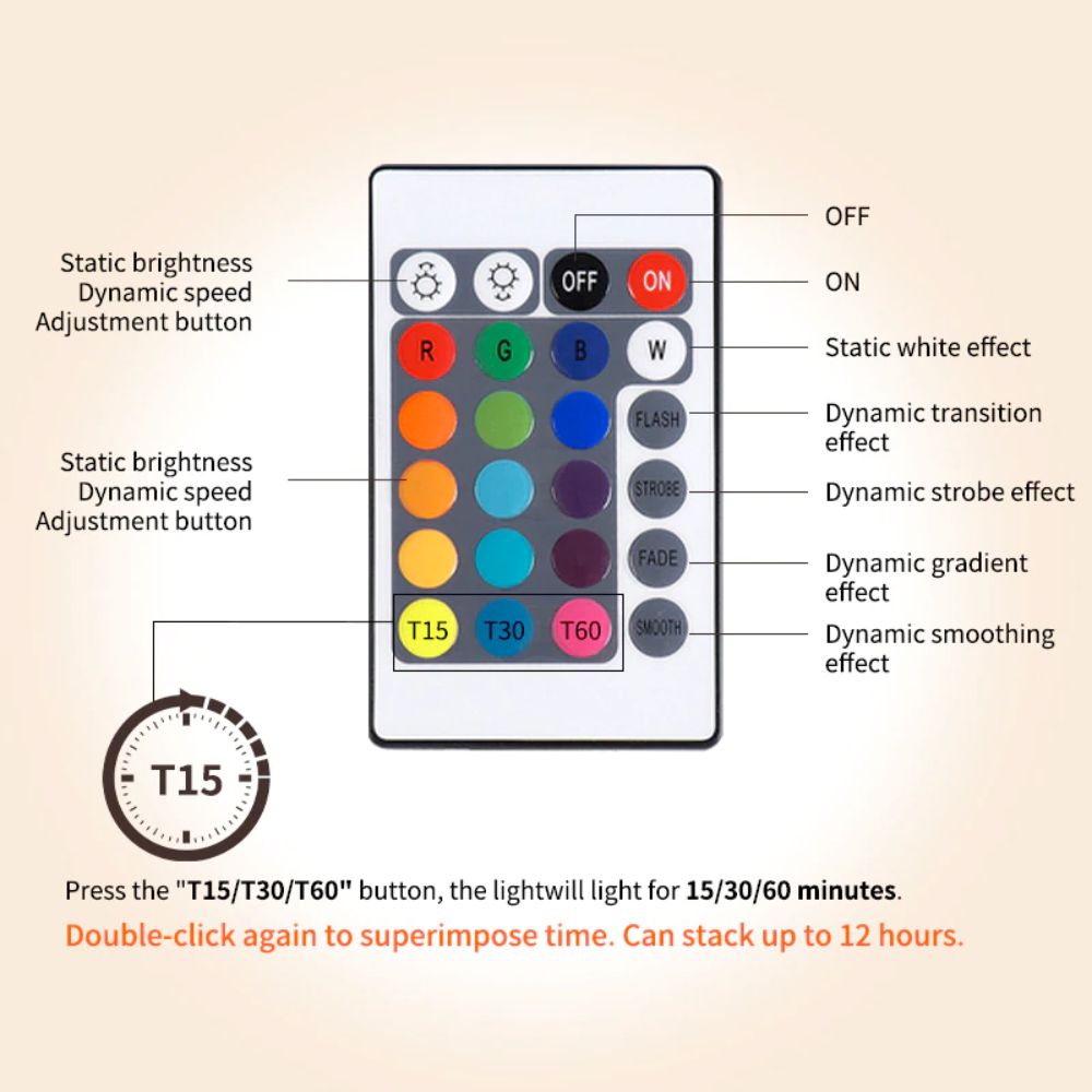 Moonlit Heart Touch Control LED Lamp