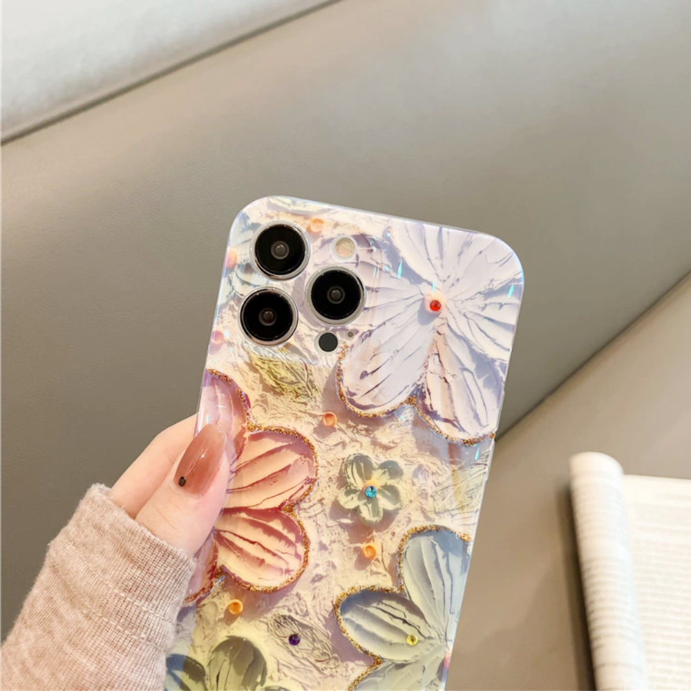 Blossom Design Case for iPhone with Nature Inspired Print