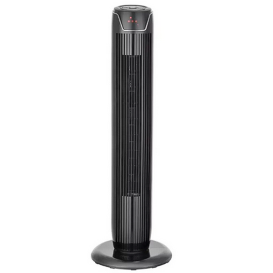 Black Desk and Tower Fan - 36" Portable
