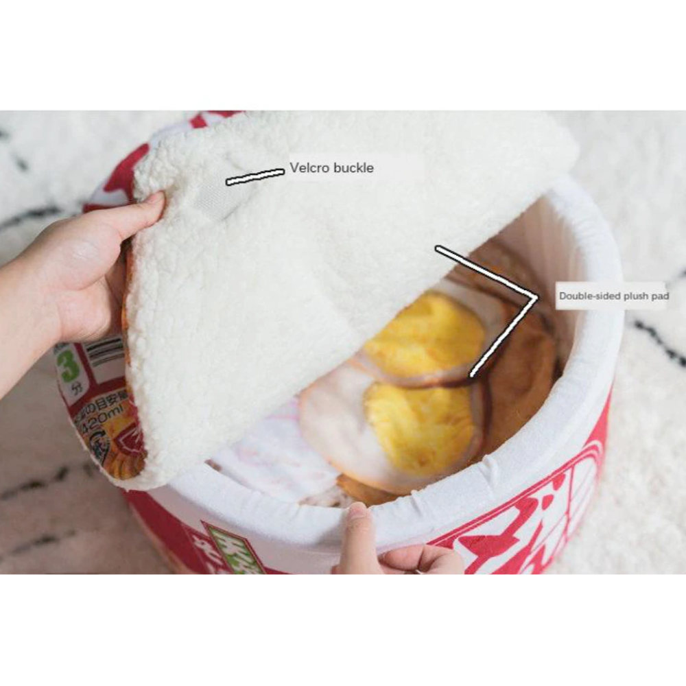 Medium Pet Ramen Pillow Bed
