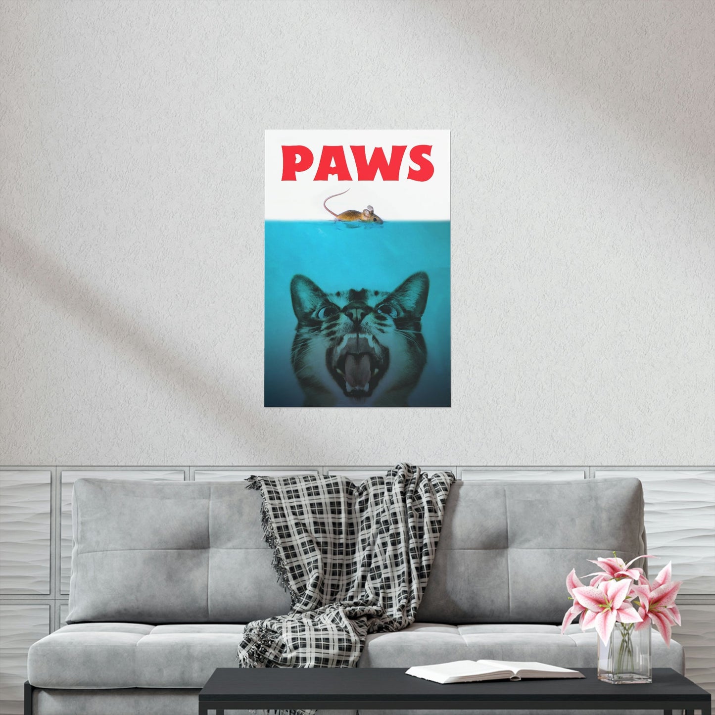 Movie Poster Featuring a Cat and Mouse Theme