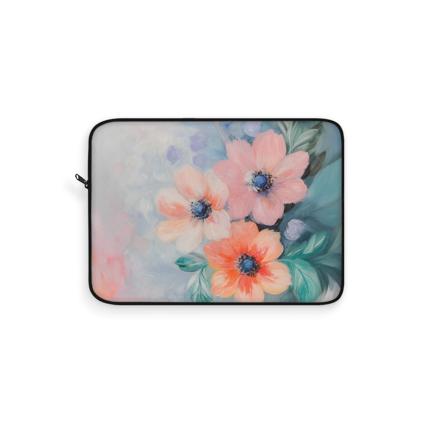 Delicate Flower Pattern Laptop Cover