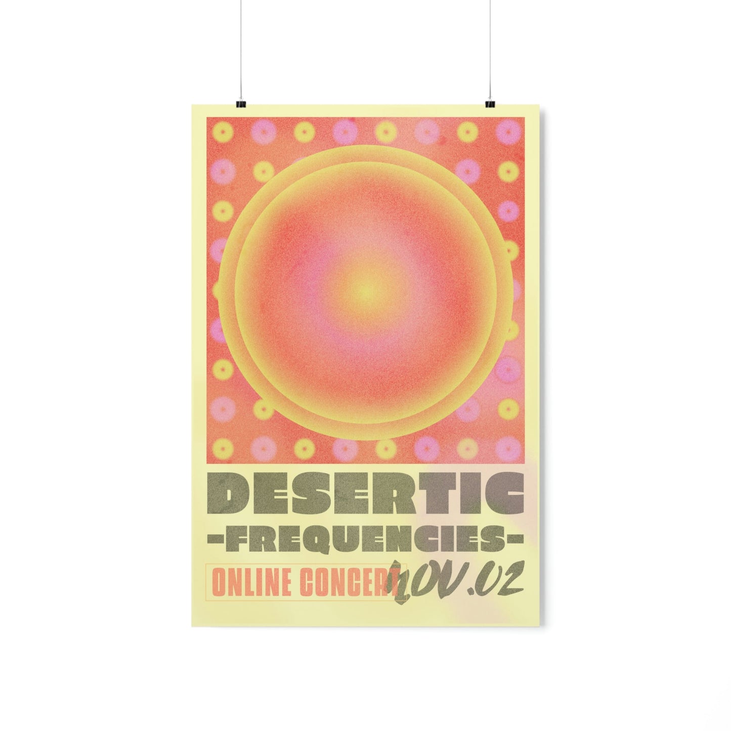 Gradient Poster Concert Experience Online