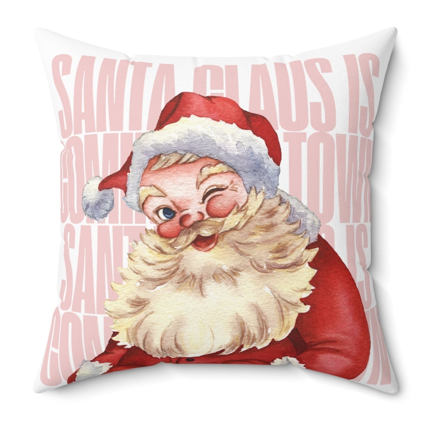 Faux Suede Santa Claus Cushion for the Upcoming Festive Season